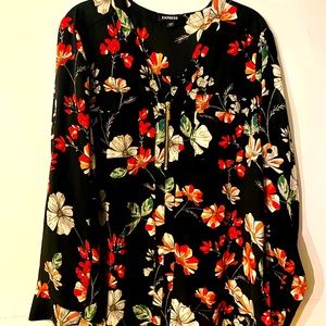 Express Floral Shirt. Size Large.